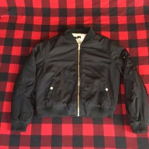 Missguided Sherpa Lined Bomber Jacket